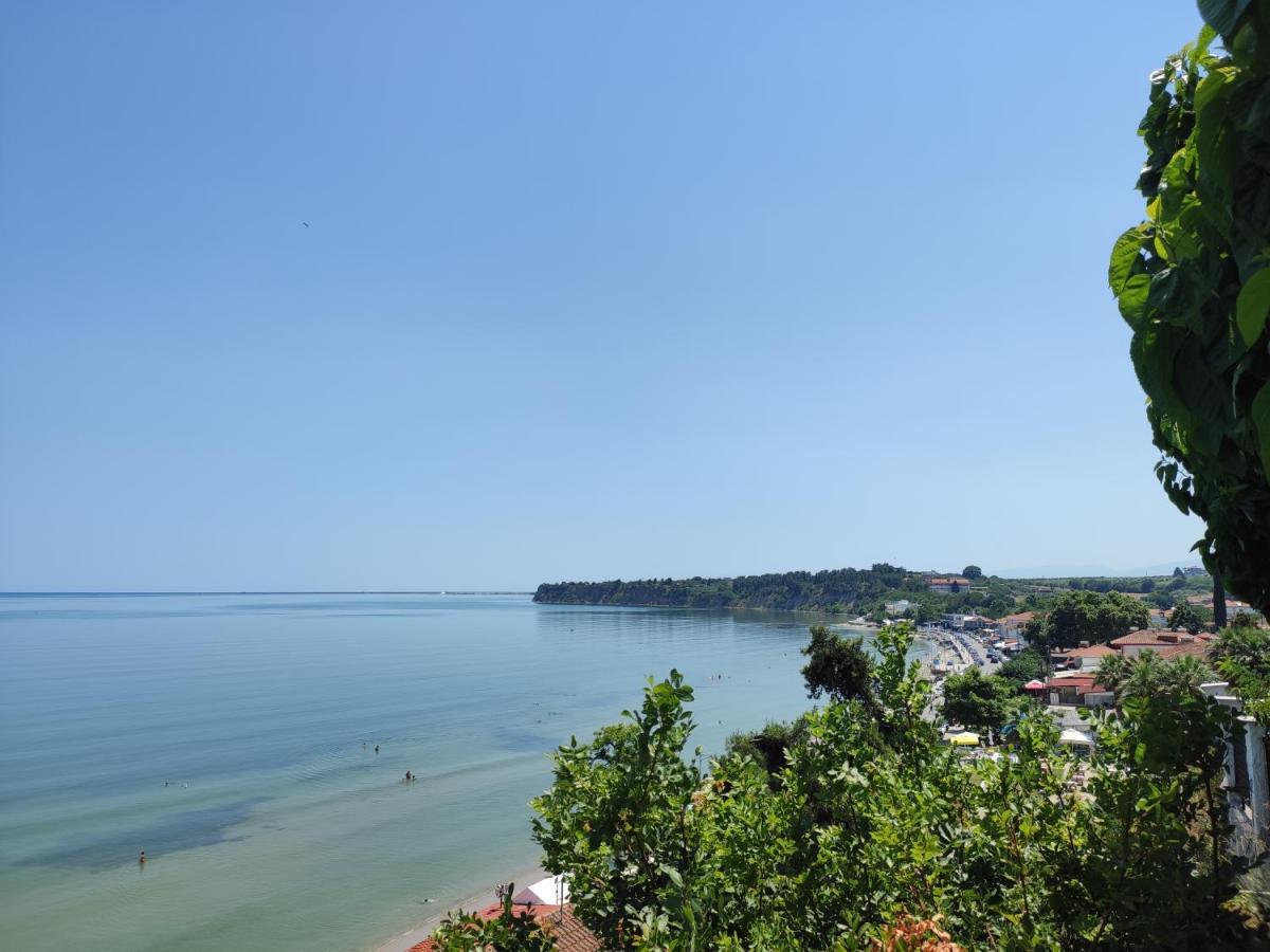 Villa White Clam Vintage House With Sea View & Garden Makrygialos Esterno foto